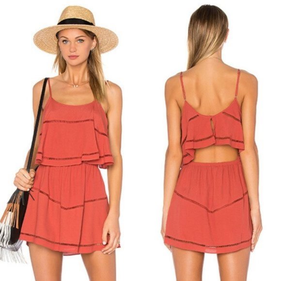 Lovers + Friends Dresses & Skirts - Lovers + Friends Paradise Bay Dress in Rust Orange